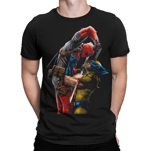 deadpool and wolverine t shirt